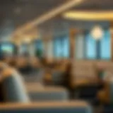 Luxurious seating area in Terminal 2 Airport Lounge