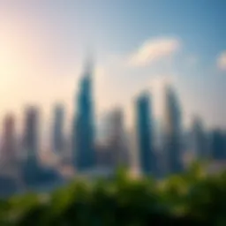 Stunning skyline of Dubai showcasing luxury real estate