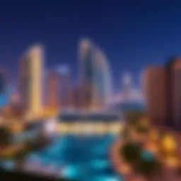 A scenic view of Dubai showcasing modern architecture