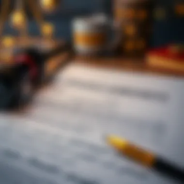 Tenancy Agreement Document A legal document symbolizing tenancy agreements in Dubai