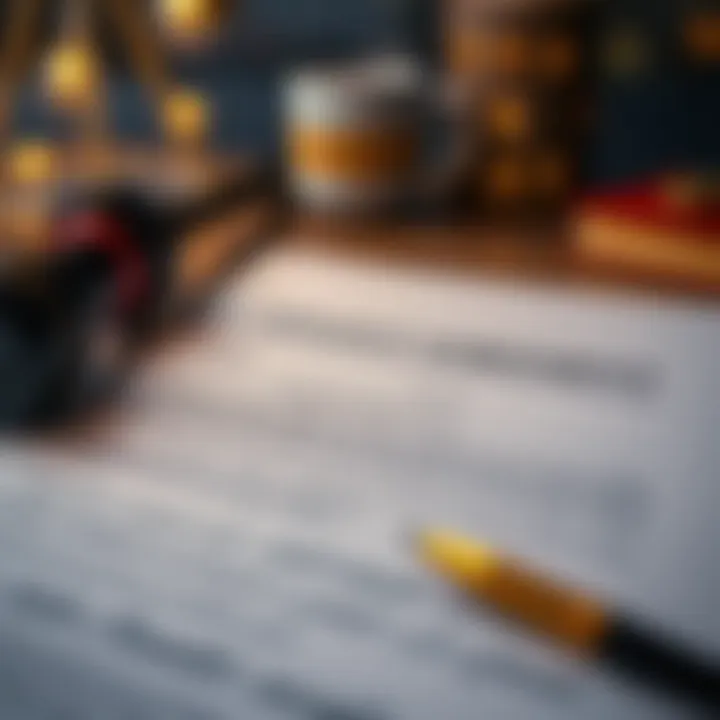 Tenancy Agreement Document A legal document symbolizing tenancy agreements in Dubai