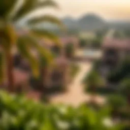 Lush green landscapes of Victory Heights