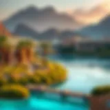 Breathtaking view of Wadi Dubai showcasing lush landscapes and modern architecture