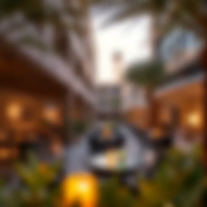 Serene outdoor spaces in Wadi Dubai promoting an upscale lifestyle