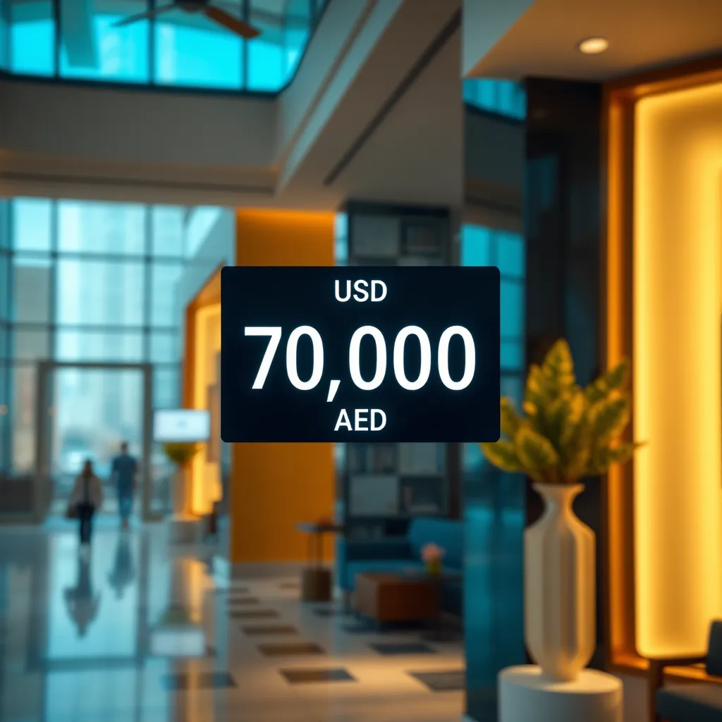 Converting 70,000 USD to AED: A Comprehensive Guide